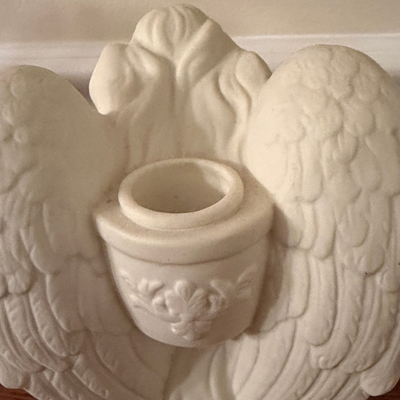 PartyLite bisque porcelain “Angel of Light” candle holder. - Picture 5 of 7